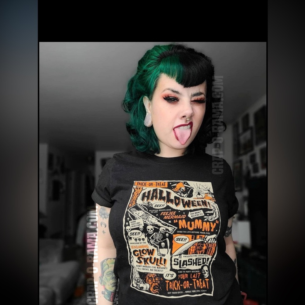 Vintage retro Halloween tee